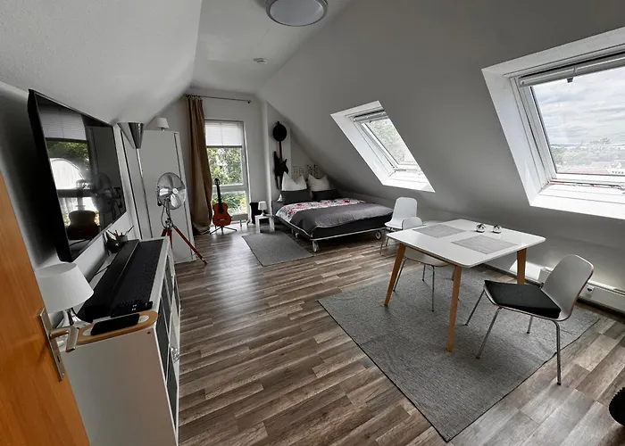 Gemuetliche Helle Dach-Wohnung In Frankfurt